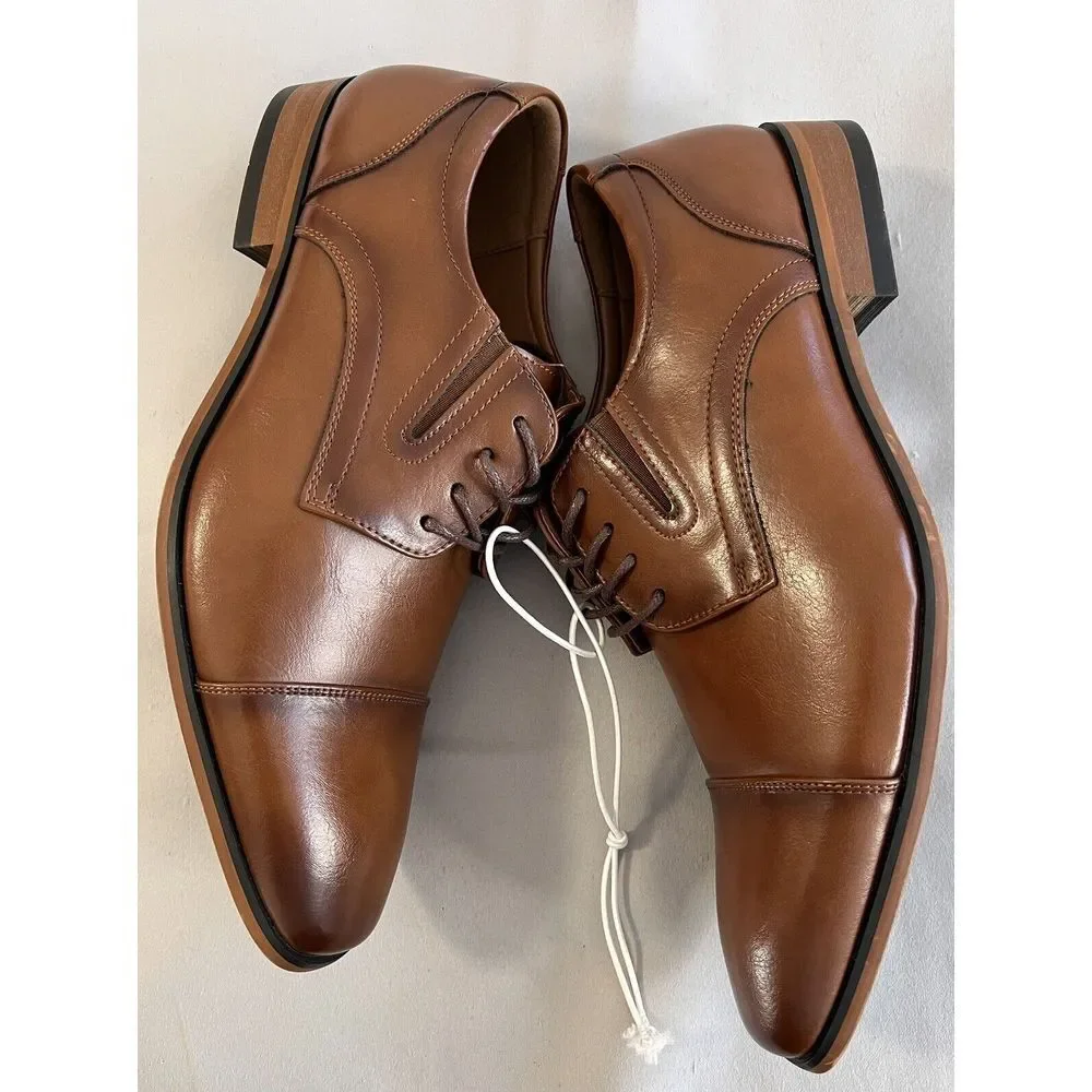 NEW Guess Men's‎ Sulai Cap Toe Oxford Shoes Sz 9.5 Med